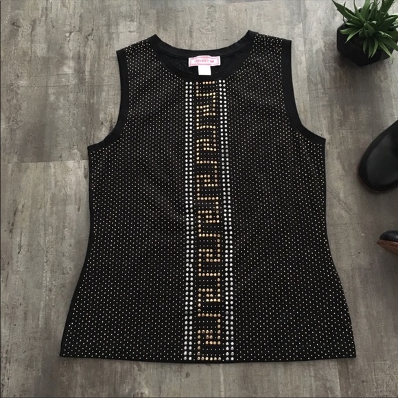 Versace for H&M Tops - RARE pre-owned H&M x Versace studded tank size 2